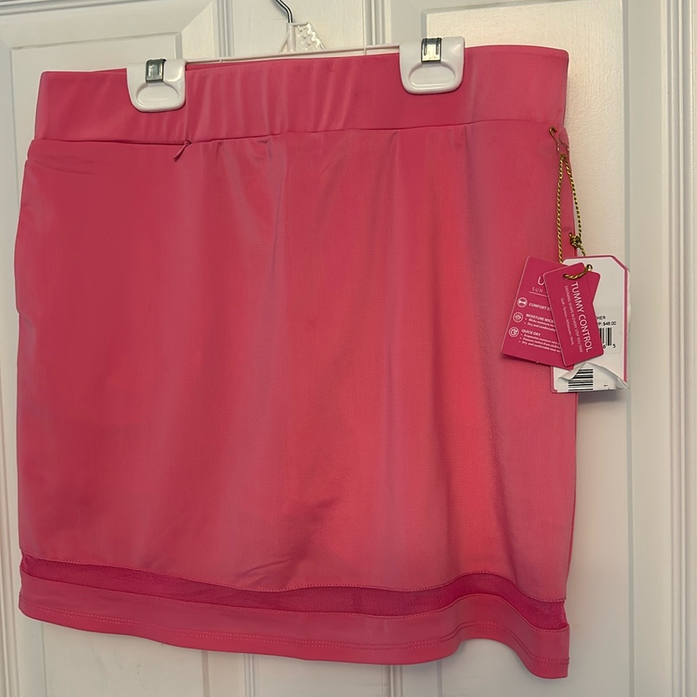 Hot pink Stella Parker golf skirt